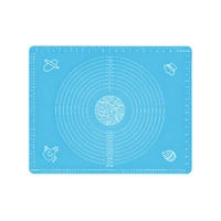 Silicone Rolling Mat 45cm X 65cm - Blue - Flexible - Non Slip