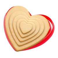 Heart Biscuit Cutter 6 Set