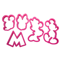 Cartoon Plastic Cookie Cutter (5 Pc)