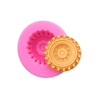 Tyre / Wheel 1 Silicone  Mold  - Steam Punk Cake Decorating Tools