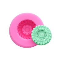 Tyre / Wheel 2 Silicone  Mold  - Steam Punk Cake Decorating Tools