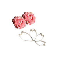 Peony Flower Cutter Type 1 Set Of 4
