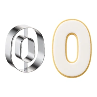 Number 0 Cookie Cutter - 3 Inch High - Number Zero