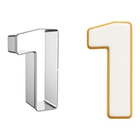 Number 1 Cookie Cutter - 3 Inch High - Number One