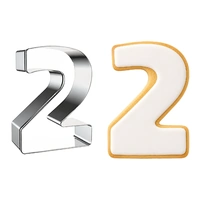 Number 2 Cookie Cutter - 3 Inch High - Number Two