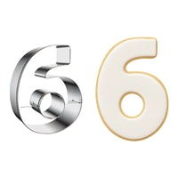 Number 6/9 Cookie Cutter - 3 Inch High - Number Six/Nine