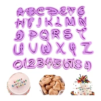 Disney Style Alphabet Cookie / Fondant / Gumpaste Cutter Set
