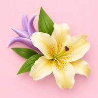 Veined Lily Plunger Small (60mm) Set Of 2