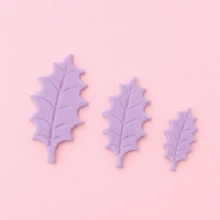 Holly Leaf Small Plunger Cutters Set Of 3 - Christmas Decorations