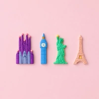 Landmark/ Cities Plunger Cutter - Set Of 4