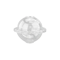 Small Acrylic Dome / Plastic Hemisphere/Chocolate Sphere Polycarbonate - Clear