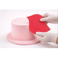 Lace Mix Spreader Cake Lace - Orange Bird Shaped - Flexipaste - Marzipan & Fondant