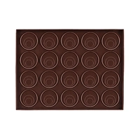 Macaron Silicone Mat Holds Up To 20 Shells