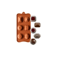 Round Fancy Circles - Easy Flex Chocolate Silicone Mould Xq-002