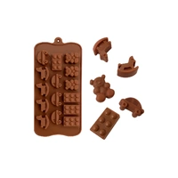 Toys - Rocking Horse / Lego / Car - Easy Flex Chocolate Silicone Mold Xq-039