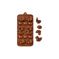Easter Bunny & Egg - Easy Flex Chocolate Silicone Mold Xq-041