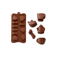 Tea Party - Easy Flex Chocolate Silicone Mold Xq-043