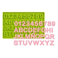 Letters and Numbers Fondant and Gum Paste Silcone Mould – ALPHABET: Single