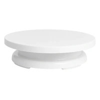 Cake Display Turntable - Revolving Cake Stand - White Colour