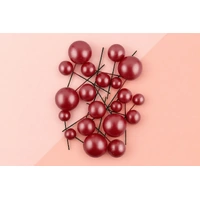 Vintage Pink Pearl Ball Topper 20Pcs